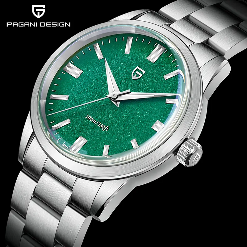 Pagani Design PD-1731 Mechaquartz Green Dial Men's Watch